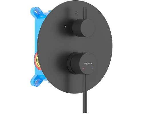 Смеситель для душа Aquatek Европа AQ1346MB Черный матовый