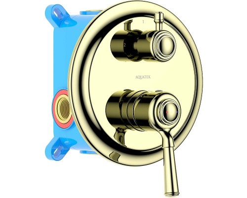 Смеситель для душа Aquatek Классик AQ1546PG Полированное золото