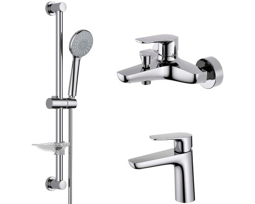 Комплект смесителей Aquatek Бетта AQ1130CR Хром