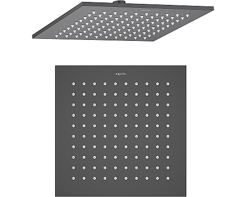 Верхний душ Aquatek AQ2076MB Черный матовый