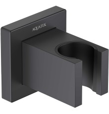 Держатель ручного душа Aquatek Черный матовый
