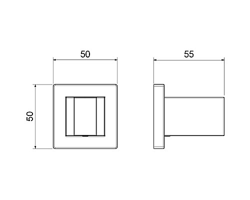 Держатель ручного душа Aquatek AQ2401MB Черный матовый
