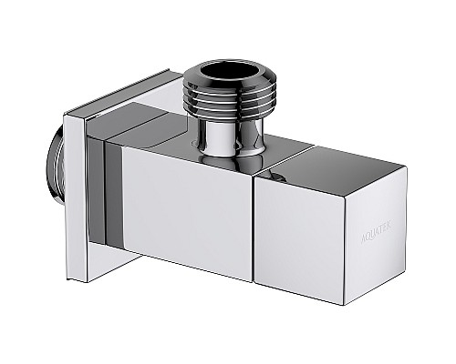 Запорный вентиль Aquatek AQ2453CR угловой Хром