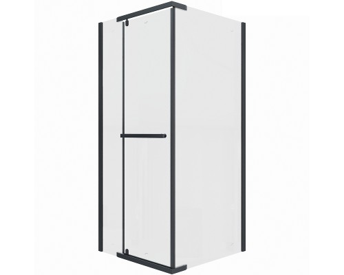 Душевой уголок Ceruttispa Mimi 90x90 MIMI ZQ91B 9284 профиль Черный матовый стекло прозрачное