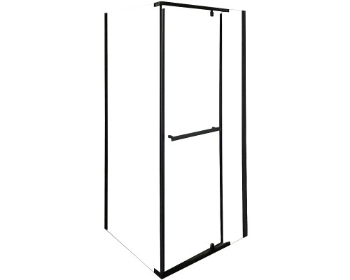 Душевой уголок Ceruttispa Mimi 90x90 MIMI ZQ91B 9284 профиль Черный матовый стекло прозрачное