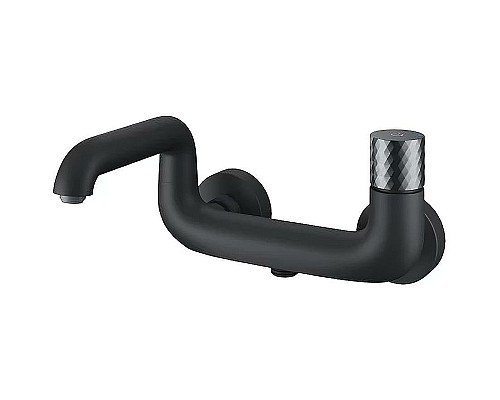 Смеситель для ванны Iddis Twist TWIBLBTi02WA Черный матовый