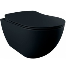 Унитаз биде Creavit Free FE322-00SM00E-0000 подвесной Черный матовый без сиденья