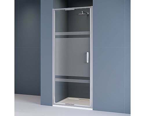 Душевая дверь RGW Stilvoll SV-05 80 70320508-201 профиль Хром стекло прозрачное-матовое-прозрачное