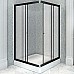 Душевой уголок Radomir Дрим 110x90 L 1-03-6-1-0-1220 профиль Черный стекло прозрачное