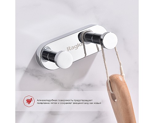 Вешалка для полотенец Raglo R300.052 Хром