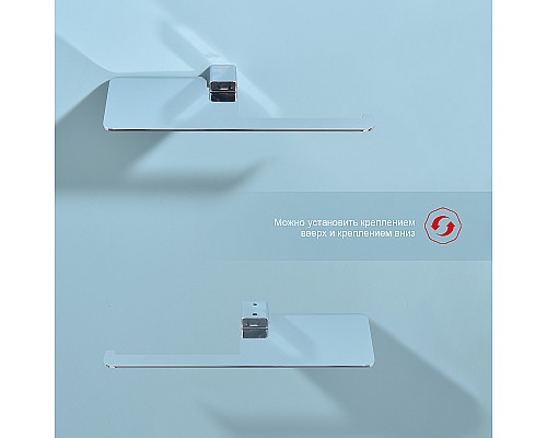 Держатель туалетной бумаги Raglo R301.03 с полкой Хром