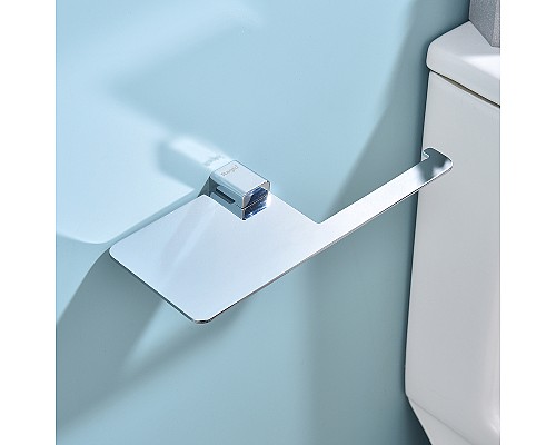 Держатель туалетной бумаги Raglo R301.03 с полкой Хром