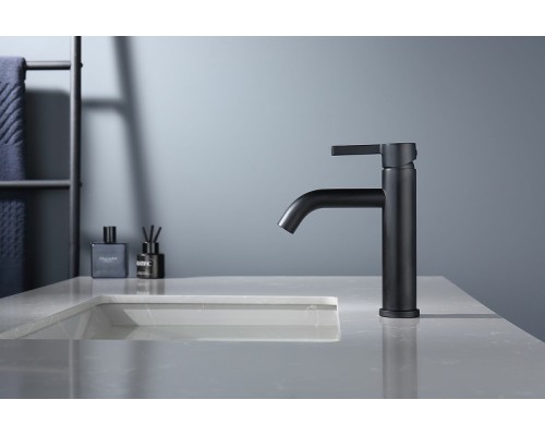 Смеситель для раковины Splenka S221.10.06 Черный матовый