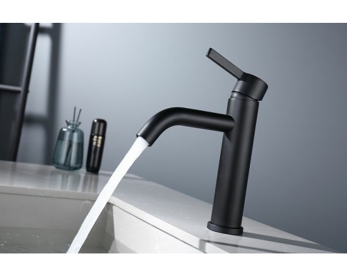 Смеситель для раковины Splenka S221.10.06 Черный матовый