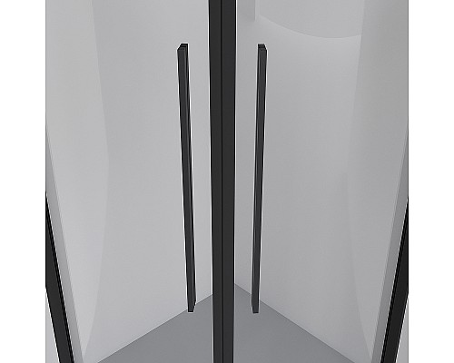 Душевой уголок Niagara Nova 90х90 NG-6826-34BLACK профиль Черный матовый стекло прозрачное