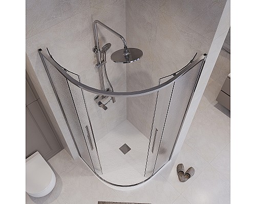 Душевой уголок Niagara Nova 90х90 NG-3626-34 профиль Хром стекло шиншилла