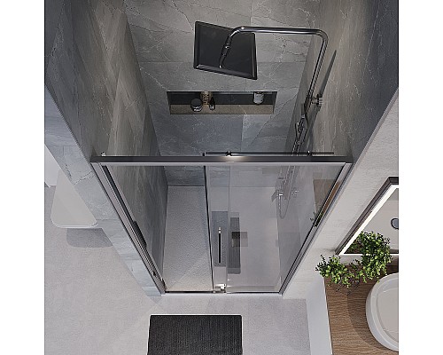 Душевая дверь Niagara Nova 110 NG-64-11A профиль Хром стекло прозрачное