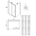 Душевой уголок Niagara Nova 100х80 NG-65-10CH-CH80-34 профиль Хром стекло шиншилла
