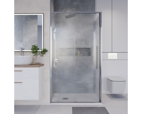 Душевой уголок Niagara Nova 130х80 NG-65-13CH-CH80-34 профиль Хром стекло шиншилла