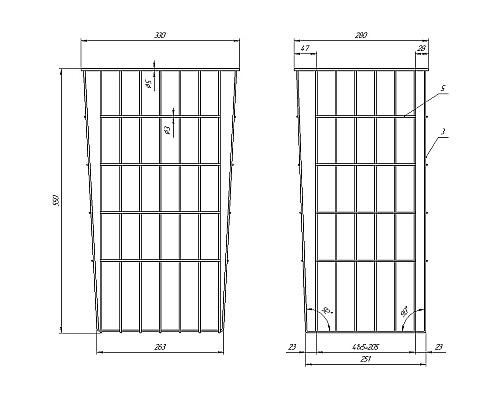 Корзина для белья Bellezza 4695105080017 Белый муар
