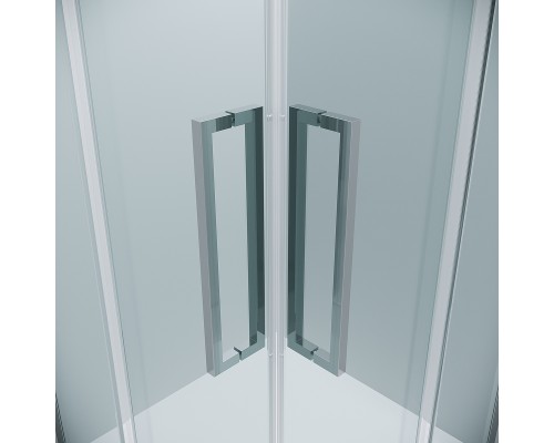 Душевой уголок Grossman Cosmo 100х100 300.K33.02.1010.10.00 профиль Хром стекло прозрачное