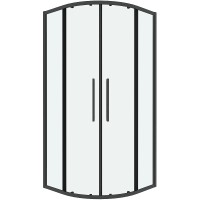 Душевой уголок Grossman Cosmo 100х100 301.K33.02.1010.42.00 профиль Графит сатин стекло прозрачное