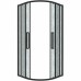 Душевой уголок Grossman Cosmo 80х80 301.K33.02.8080.21.02 профиль Черный матовый стекло шиншилла