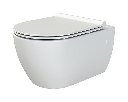 Унитаз биде Boheme Bianca 963-SET-2-W подвесной Белый глянец с сиденьем Микролифт