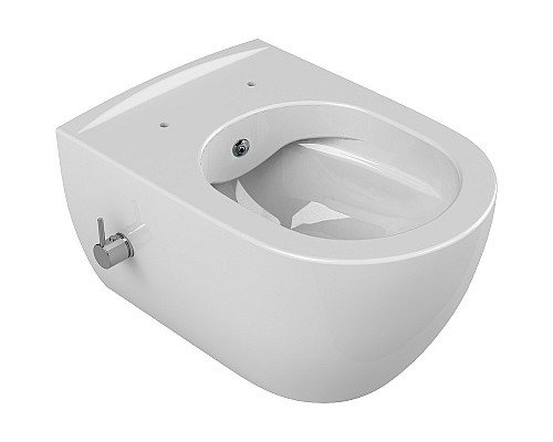 Унитаз биде Boheme Bianca 963-SET-2-W подвесной Белый глянец с сиденьем Микролифт