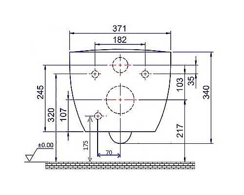 Унитаз биде Boheme Bianca 963-SET-2-W подвесной Белый глянец с сиденьем Микролифт