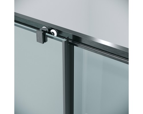 Душевая дверь Grossman Cosmo 120 100.K33.02.120.42.00 профиль Графит сатин стекло прозрачное