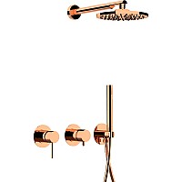 Душевая система Remer X-Style X96S02ORL Медь глянцевая