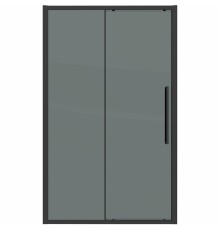 Душевая дверь Grossman Cosmo 120 100.K33.02.120.21.10 профиль Черный матовый стекло тонированное