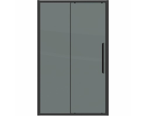 Душевая дверь Grossman Cosmo 120 100.K33.02.120.21.10 профиль Черный матовый стекло тонированное