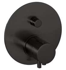 Смеситель для душа Remer Minimal Thermo с термостатом Черный брашированный хром