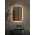 Зеркало Defesto Opti 40x60 с подсветкой 17W-3000К/ИК - выключатель/Теплый белый свет