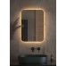 Зеркало Defesto Opti 50x70 с подсветкой 21W-3000К/Сенсорный выключатель/Теплый белый свет
