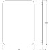 Зеркало Defesto Opti 50x70 с подсветкой 21W-3000К/Сенсорный выключатель/Теплый белый свет