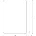 Зеркало Defesto Opti 70x100 с подсветкой 32W-3000К/Без выключателя/Теплый белый свет