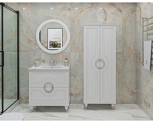 Тумба под раковину Caprigo Valletta 80 35317-SF027 Белая матовая