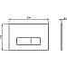 Клавиша смыва Ideal Standard Oleas M2 SmartFlush R0122AA Хром