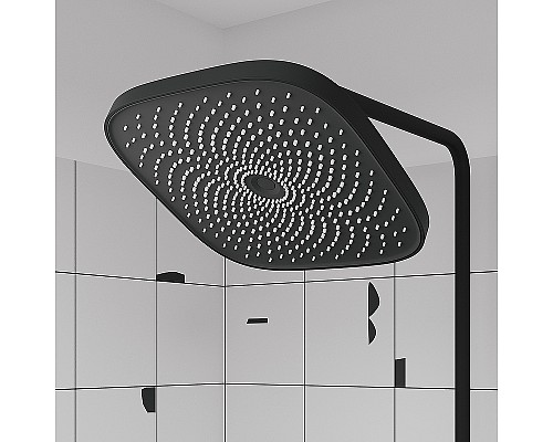 Душевая система Iddis SpaHome SPHBLTKi06 с термостатом Черная матовая Душевая система Iddis SpaHome SPHBLTKi06 с термостатом Черная матовая