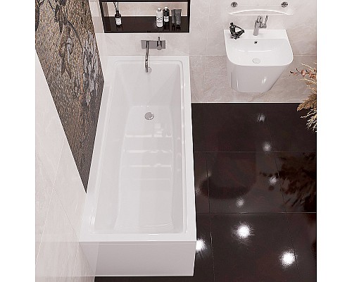 Акриловая ванна Corpa Nera Davinci 170x70 CN05002WH без гидромассажа