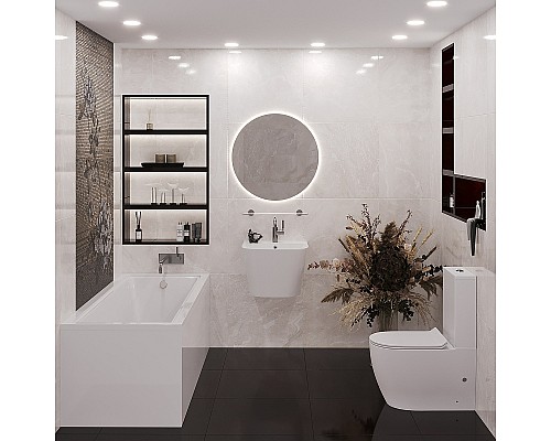 Акриловая ванна Corpa Nera Davinci 170x70 CN05002WH без гидромассажа