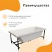 Акриловая ванна Radomir Vannesa Веста 170x70 без гидромассажа