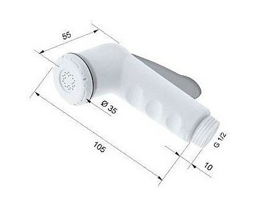 Гигиенический душ Remer 332ORx Белый матовый