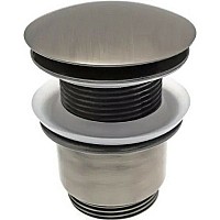 Донный клапан Remer 905CC2114NPO click-clack Никель матовый брашированный