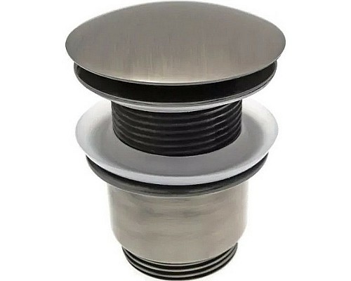 Донный клапан Remer 905CC2114NPO click-clack Никель матовый брашированный