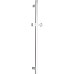 Душевая штанга Remer 317SBO Белая матовая