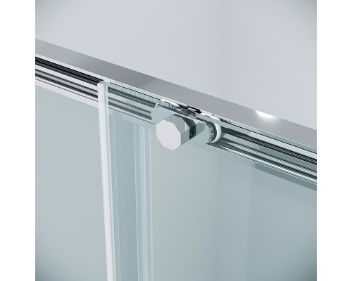 Душевой уголок Grossman Style 110х80 профиль Хром стекло прозрачное